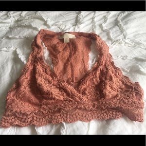 Francesca’s Pink Lace Bralette